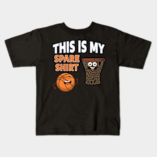 Funny This Is My Space Basketball Kids T-Shirt